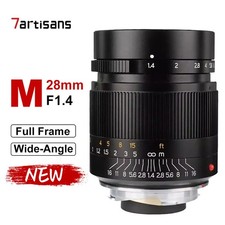 7Artisans 28mm F1.4 ASPH Full Frame Large Aperture Prime Lens for Leica M-mount