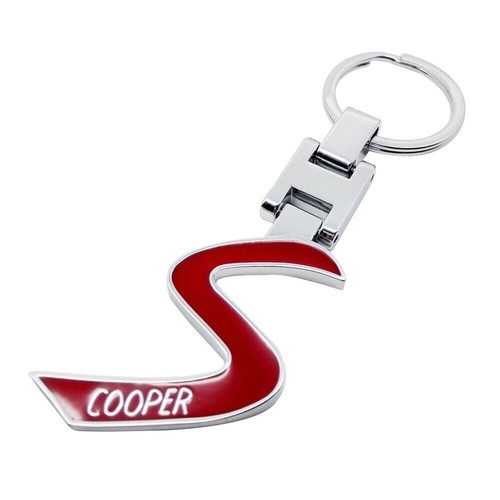 Portachiavi mini cooper logo - s,