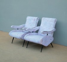 Coppia di poltrone vintage con