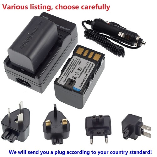 Batteria caricatore per jvc - o,