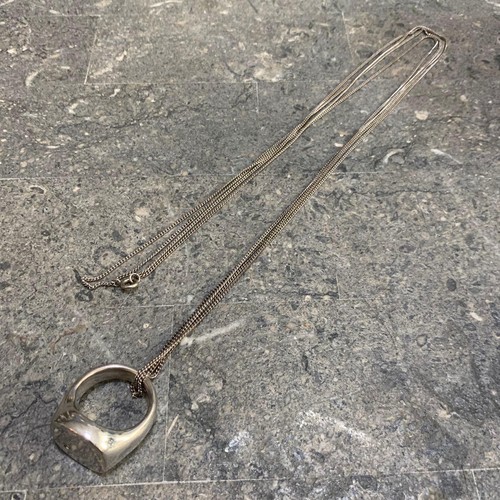 Collana anello con - , sigillo