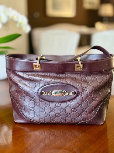 Borsa gucci marrone usata - borsa,