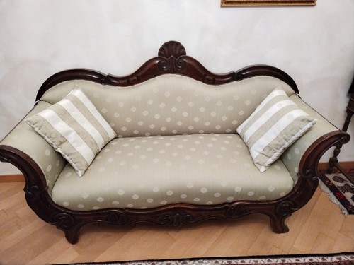 Divano antico stile liberty - divano,