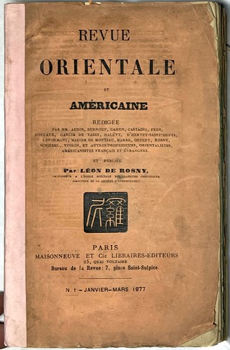 1877 revue orientale - 1877,