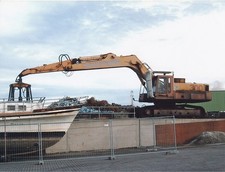 Vecchia custodia escavatore