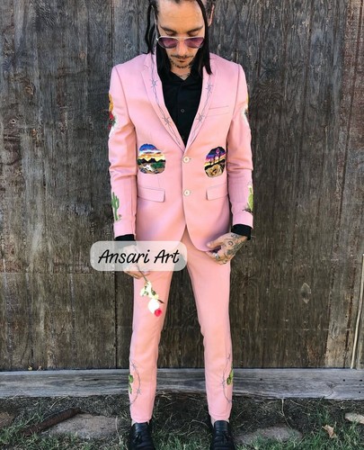 Set cocktail uomo rosa - 2, pezzi