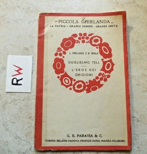 Libro guglielmo tell - guglielmo,