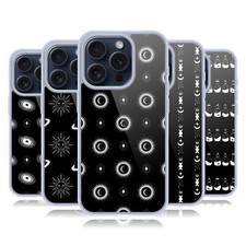 HAROULITA BIANCO E NERO CELESTE CUSTODIA COVER MORBIDA IN GEL PER APPLE iPHONE