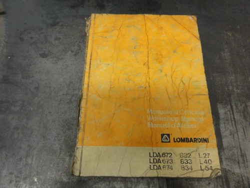 Manuale officina motore