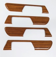 MERCEDES W201 ZEBRANO LEGNO PORTA PARTI VERO LEGNO 4 pezzi CORTO NUOVO