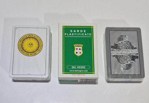 Carte sarde plastificate - carte,