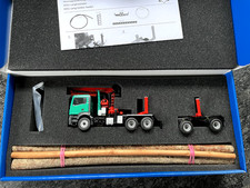 Conrad 81179 01 MAN TGS Doll treno in legno con rinvio + gru di carico 1:50