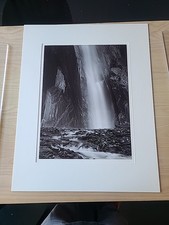 John Wimberley, cascata Franz Joseph Nuova Zelanda 1985 14 per 19 pollici vintage