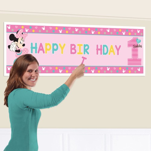 Striscione festa minnie mouse - striscione,