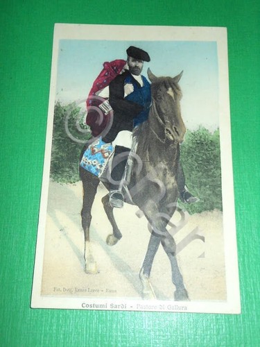 Cartolina costumi sardi - cartolina,