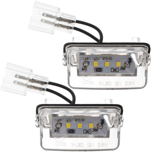 Coppia luce targa - luce,