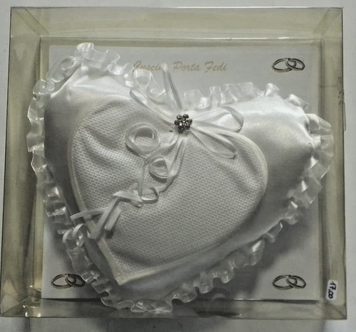 Cuscino portafedi cuore - cuscino,