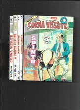 FUMETTO VINTAGE - LOTTO DI 5 FUMETTI - 4 CORNA VISSUTE + A PORTE CHIUSE -VEDI NN