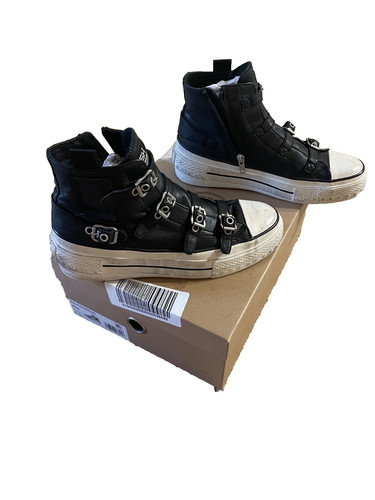 Sneakers alte con - , fibbia