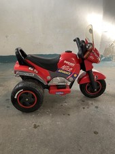 DUCATI Peg Perego Moto Elettrica per Bambini 3-5 Anni 3 Ruote Rossa