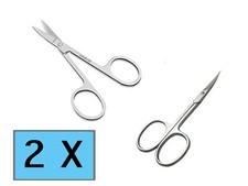 2X Forbici unghie forbicine