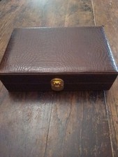 Portaorologi In Pelle 8 Posti