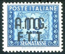 Trieste 1947 segnatasse - a, 1947-49