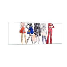 Quadro su Vetro 140x50cm Moda