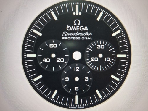 Omega speedmaster dial and - dial, set