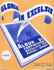 SPARTITO MUSICALE GLORIA IN EXCELSIS CANZONI NATALIZIE CARISCH