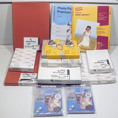 Enorme lotto carta fotografica