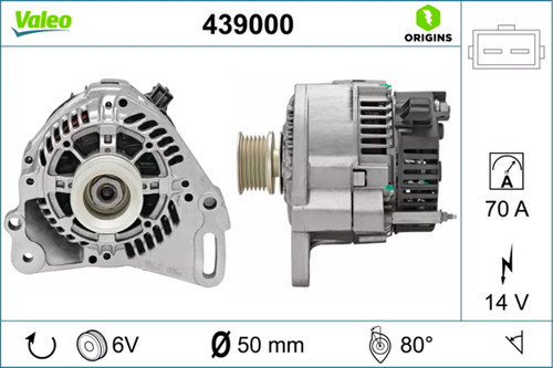 Alternatore valeo 70a - valeo,