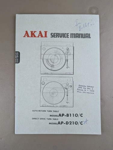Akai model b110 d210 - model, ap-b110/c,