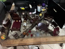 Collezione mobili miniatura vintage anni 70/80 legno massello – Made in Taiwan