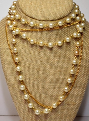 Collana vintage oro con - collana,