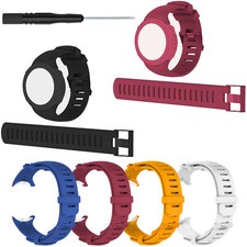 Per Suunto D6 Dive /D6i Watch Cinturino da Polso in Silicone Cinturino di Ricambio 25mm #