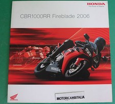 per moto  honda cbr 1000 fireblade 2006 catalgo depliant brochure multilingua