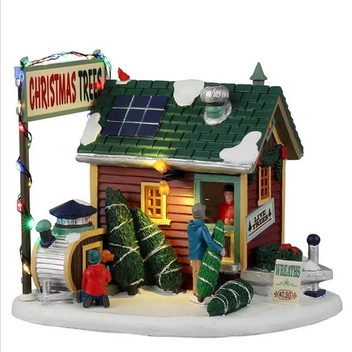 Lemax tiny house tree - tree, lot
