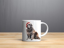 Tazza da caffè NEWFOUNDLAND DOG CHRISTMAS DESIGN 11 oz