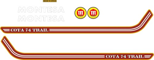 Kit pegatinas montesa - kit,