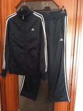 Tuta da ginnastica blu Adidas donna