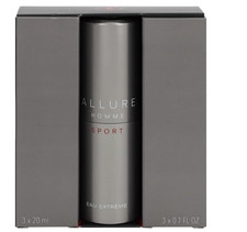 Chanel Allure Homme Sport Eau Extrême Eau de Toilette Spray 3 x 20ml