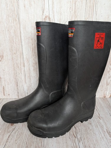 Firefighters rubber wellington - rubber,