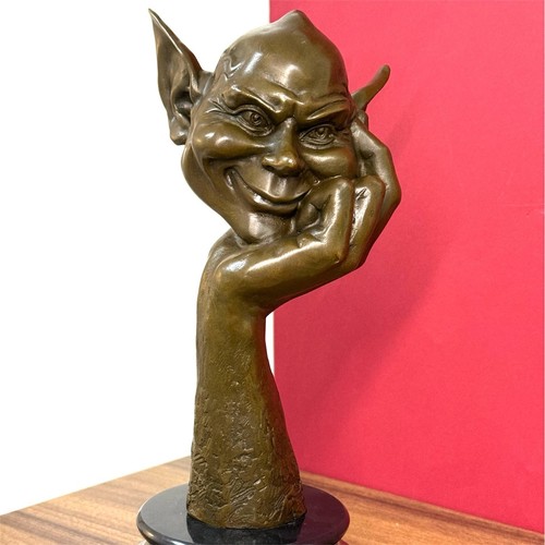 Statua bronzo satana - bronzo, diavolo