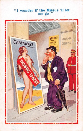 Postcard donald mcgill cinema - donald,