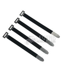 Fascette cablaggio metallico isolate 150 mm cavi moto lega confezione 4 D8-23