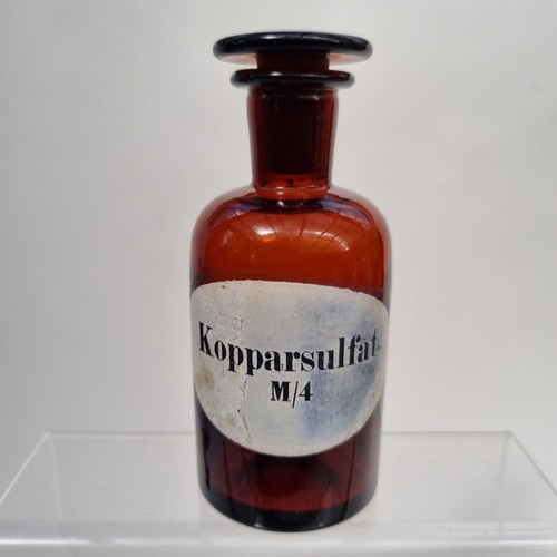 Antique amber apothecary - antique,