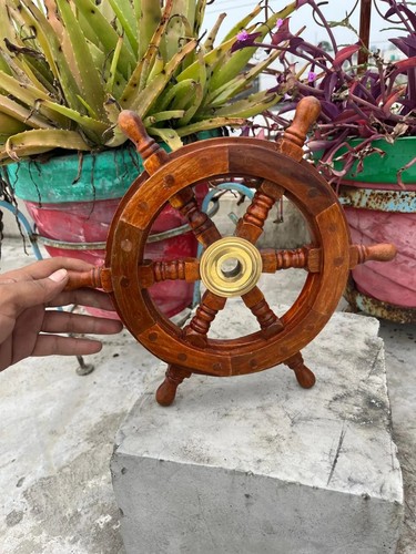 Ruota nautica legno - nautica,