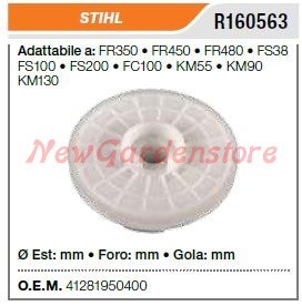 Puleggia avviamento stihl - puleggia,
