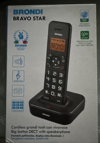 Telefono cordless brondi bravo - cordless,